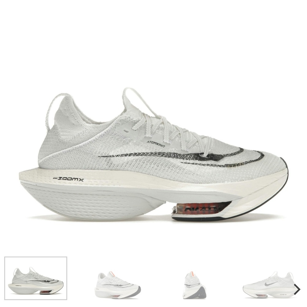 Nike Air Zoom Alphafly Next in White/Total Orange/Black